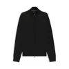 Hugo Boss Zip-up Cardigan In Wool In Black