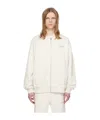 Hugo Boss Zip-up Cotton Cardigan In White