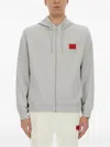 Hugo Boss Hugo Sweatshirt With Logo In Gray