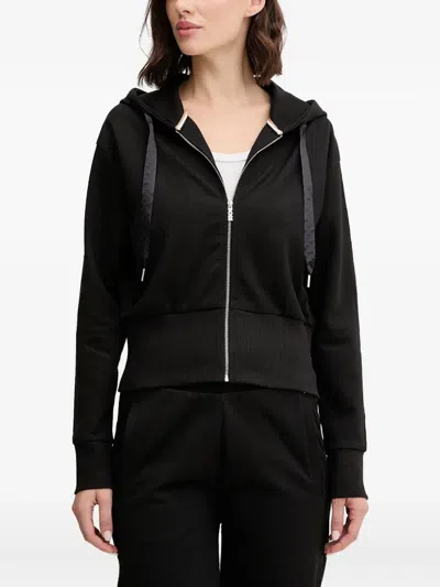 Hugo Boss Zip-up Hoodie In Black
