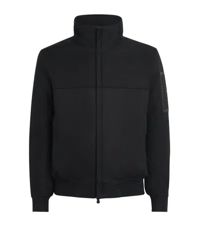 Hugo Boss Zip-up Jadon League Jacket In Black