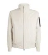 Hugo Boss Zip-up Jadon League Jacket In White