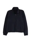 Hugo Boss Boss Jacket With Zip In Blue