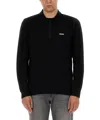 Hugo Boss Zip-up Sweatshirt In Multi
