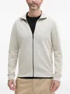 Hugo Boss Zip-up Sweatshirt In Neutral