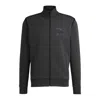 Hugo Boss Zip-up Sweatshirt With Logo Artwork In Grey