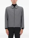 Hugo Boss Boss Grey Virgin Wool Jacket In Gray