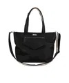 Hugo Boss Zipper Shoulder Bag In Black