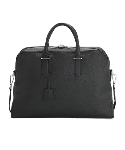 Hugo Boss Zipper Travel Bag In Black