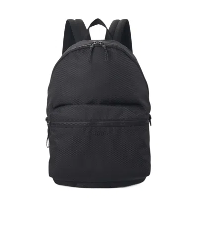 Hugo Boss Zippered Backpack In Black