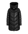 Hugo Boss Regular-fit Puffer Jacket In Water-repellent Gloss Fabric In Black