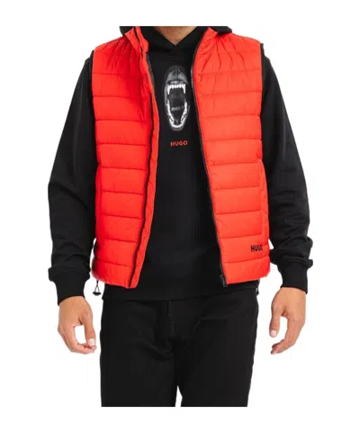 Hugo Boss Zippered Vest In Black