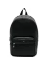 Hugo Boss Zip-pocket Backpack In Black