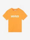 HUGO BOYS LOGO PRINT T-SHIRT