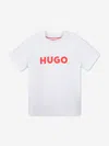 HUGO BOYS LOGO PRINT T-SHIRT