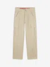 Hugo Boss Hugo Boys Loose Pants In Beige
