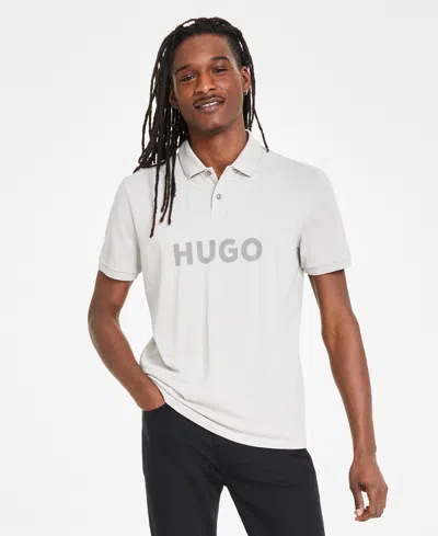 Hugo By  Boss Men's Logo Graphic Polo Shirt In Coconut Cream