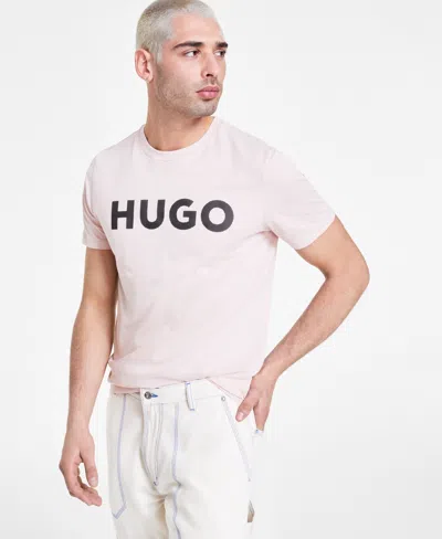 Hugo By  Boss Men's Logo Graphic T-shirt In Lt Past,pk