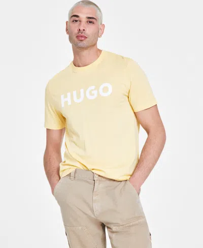 Hugo By  Boss Men's Regular-fit Logo Graphic T-shirt, Created For Macy's In Med Yl