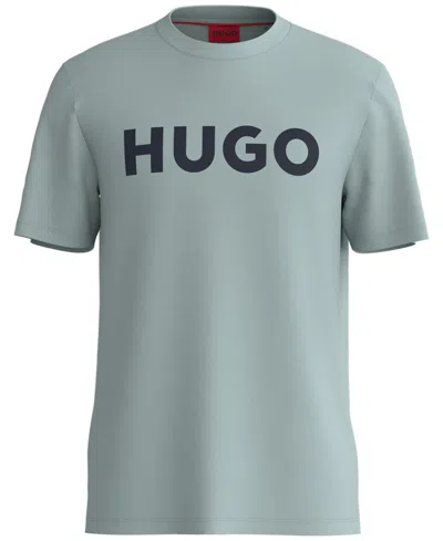Hugo By  Boss Men's Regular-fit Logo Graphic T-shirt, Created For Macy's In Open Gy