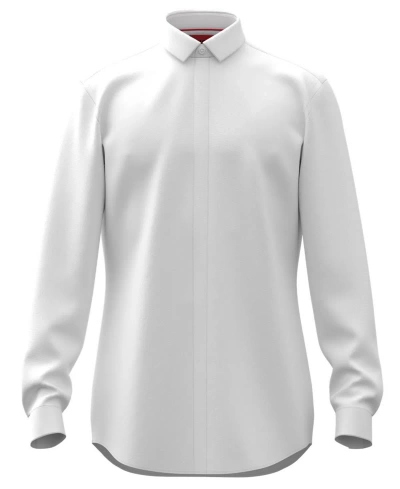 Hugo By  Boss Men's Slim-fit Ketran Dress Shirt In Open White