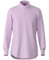 Hugo Boss Hugo By  Men's Slim Fit Solid Dress Shirt In Purple