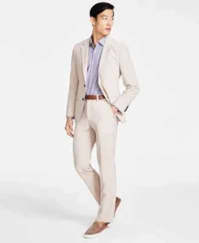 Hugo By  Boss Mens Modern Fit Suit Separates In Medium Beige