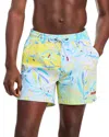 Hugo Boss Calala 4.72 Swim Shorts In Light Pastel Yellow