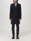 Hugo Boss Coat Hugo Men Color Black In Schwarz
