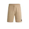 Hugo Boss Hugo Diz Gel Jersey Shorts Beige In Beige