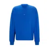 Hugo Boss Hugo Nedro Cotton French Terry Sweatshirt In Blue