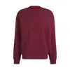 Hugo Boss Cotton-terry Sweatshirt With Logo Print In Pink