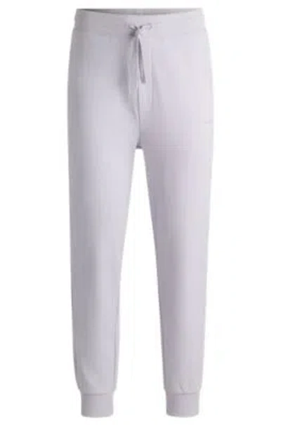 Hugo Boss Dayote Logo Print Tracksuit Bottoms In Purple