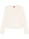 Hugo Boss Crew-neck Sweater In White