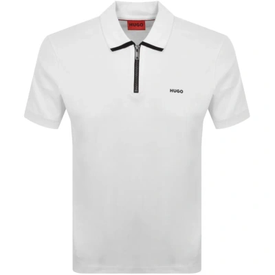 Hugo Dalomino Polo T Shirt White