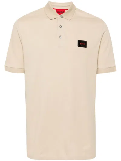 Hugo Boss Dereso Polo Shirt In Nude