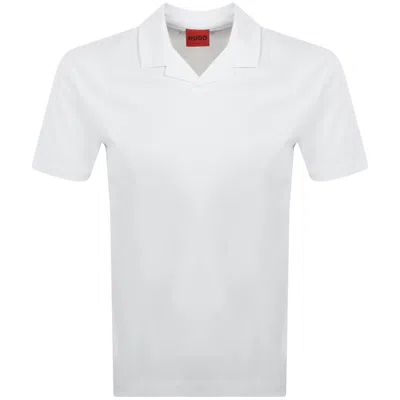 Hugo Boss Hugo Dimerspolo Slim Fit Polo T Shirt White