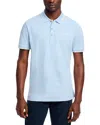 Hugo Boss Dinoso222 Mens Stretch Cotton Slim-fit Polo With Printed Logo Col In Light/pastel Blue 455