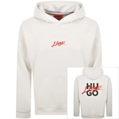 Hugo Boss Hugo Diogolong Hoodie Off White