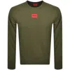 Hugo Boss Hugo Diragol 212 Sweatshirt Green In Green