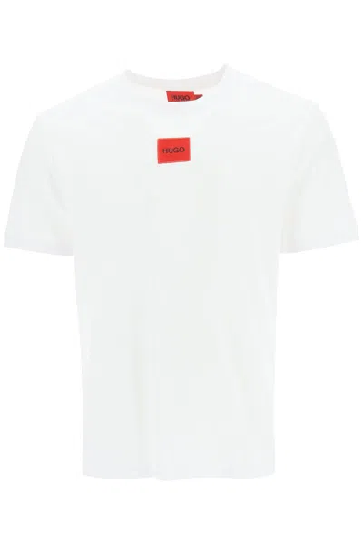 Hugo Diragolino Logo T-shirt In White