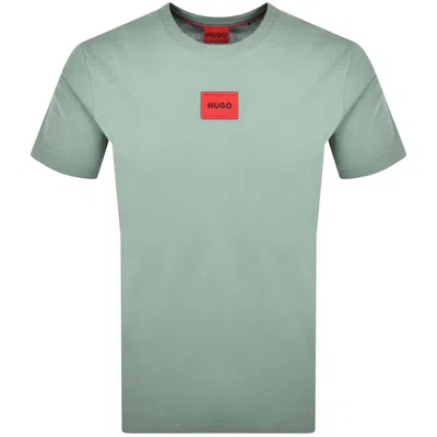 Hugo Diragolino212 T Shirt Grey In Green