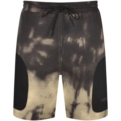 Hugo Dolrockys Jersey Shorts Brown In Multi