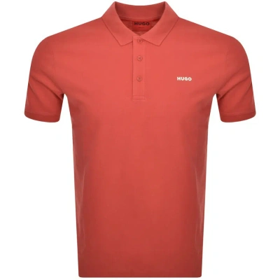 Hugo Donos222 Polo T Shirt Red