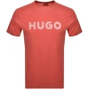 HUGO HUGO DROCHET T SHIRT RED
