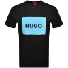 HUGO HUGO DULIVE CREW NECK T SHIRT BLACK