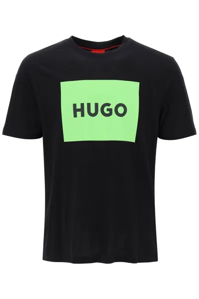 HUGO HUGO DULIVE T SHIRT WITH LOGO BOX