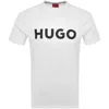 Hugo Boss Hugo Dulivio Crew Neck Short Sleeve T Shirt White