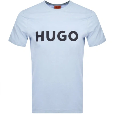 Hugo Dulivio Crew Neck T Shirt Blue