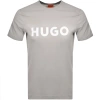 HUGO HUGO DULIVIO CREW NECK T SHIRT GREY